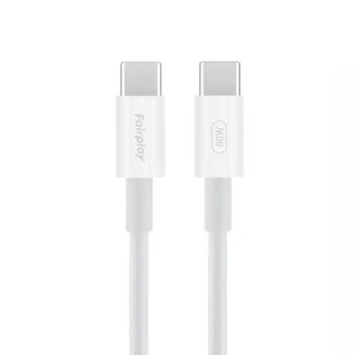 TELAFAIRPLAYCABLE60WUSBCVERSUSBC-2m-Blanc