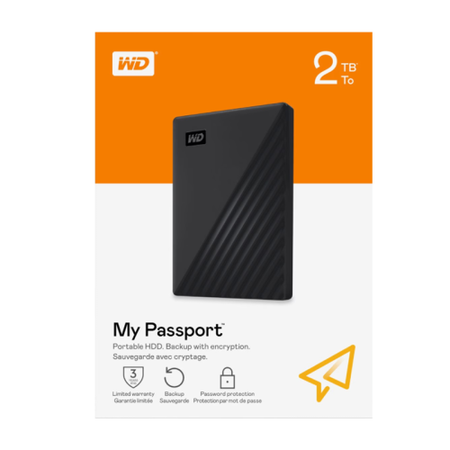 Disque dur externe WD My Passport -2 To