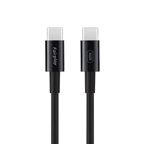 TELAFAIRPLAYCABLE60WUSBCVERSUSBC-2m-Noir
