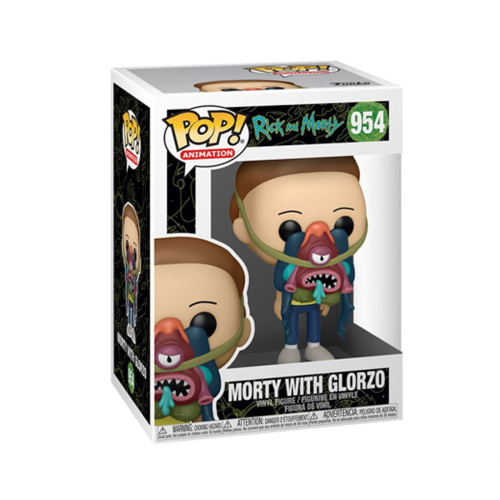 Figurine Funko Pop! Rick and Morty Morty with Glorzo #954