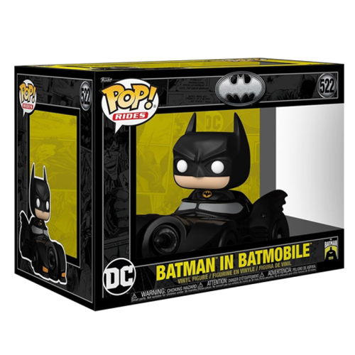 Figurine Funko Pop! Deluxe Batman dans la Batmobile #522