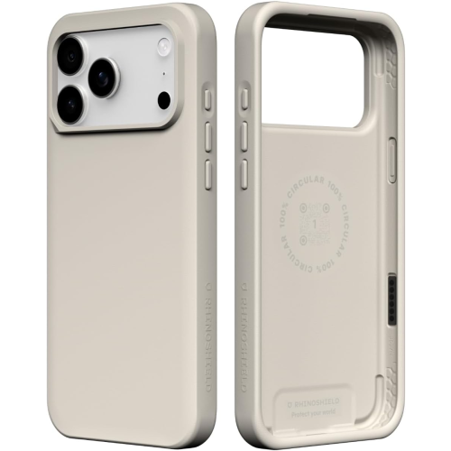 Coque RhinoShield pour iPhone 17 Pro Max-Clear-Beige