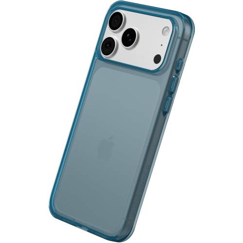 Coque RhinoShield pour iPhone 17 Pro Max-Clear-Bleu