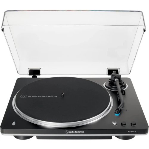 Platine vinyle Bluetooth Audio-Technica AT-LP70XBT Blanc/Argent