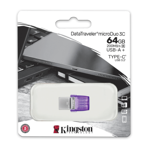 Clé USB Kingston Duo Type-C / USB-A 