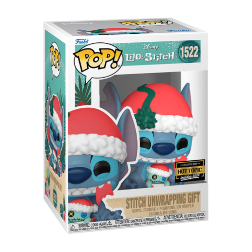 Figurine Funko Pop Lilo & Stitch Stitch Déballant un Cadeau 1522