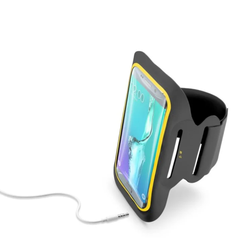 Brassard Fitness - Pour Cellularline Smartphone 1 Noir Brassard