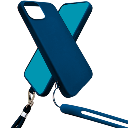 Coque Jaym Silicone Pop pour iPhone 14-Bleu