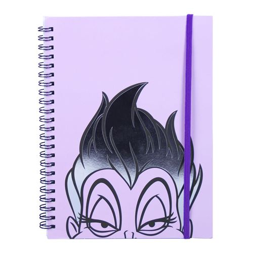 Carnet de notes à spirales Villains Disney Rose (21x14.8x2cm)