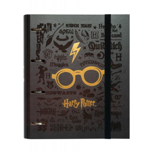 Classeur Vif d'Or à 4 Anneaux Harry Potter 32x27,5 cm