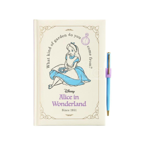 Carnet bullet journal premium & stylo Disney Alice au Pays des Merveilles