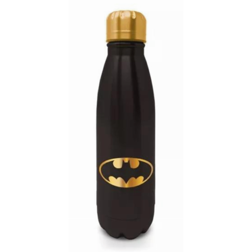 Bouteille en Métal Batman Noir et Doré
