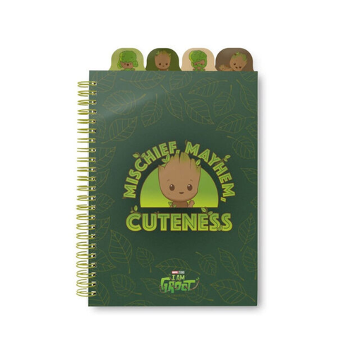 Carnet A5 Groot Marvel avec Intercalaires