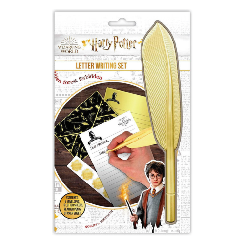 Ensemble de Lettres Harry Potter Poudlard avec Stylo Plume