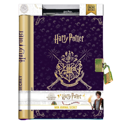 Mon Journal Secret Harry Potter avec Stylo à Encre Invisible