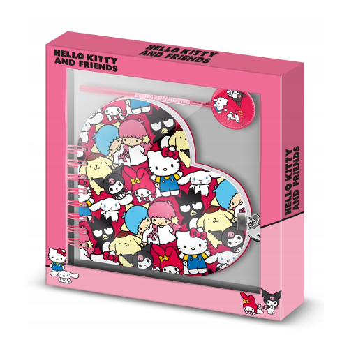 Coffret Journal Secret et Stylo Bille Hello Kitty & Friends