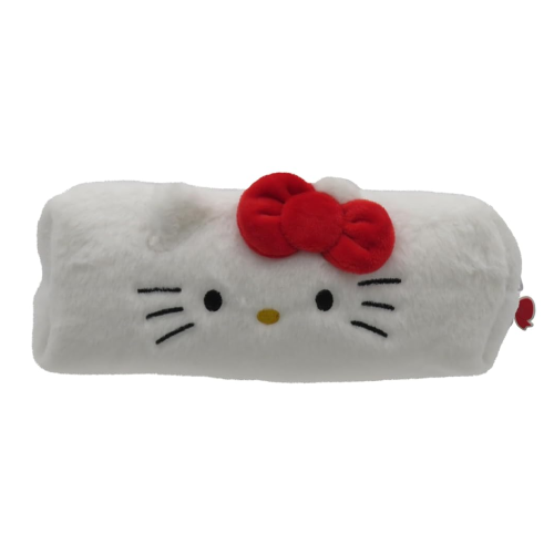 Trousse Rectangulaire Hello Kitty en Fourrure
