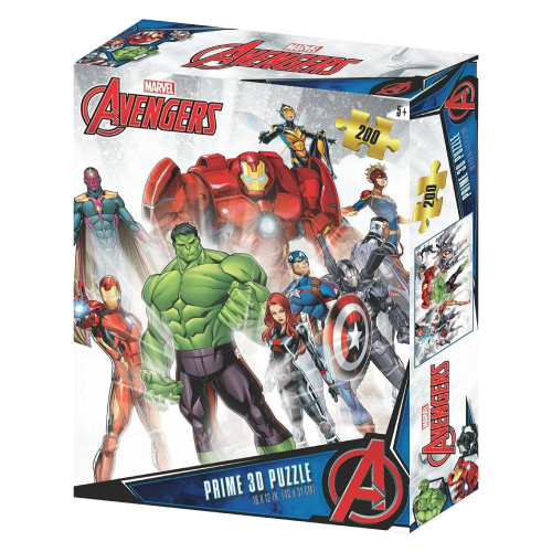 Puzzle Lenticulaire Marvel Avengers Rassemblement 200 Pièces