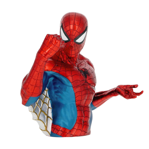 Tirelire Buste Marvel Spider-Man Metallic