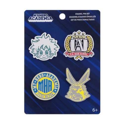 Set de Pin's Émaillés My Hero Academia UA High School
