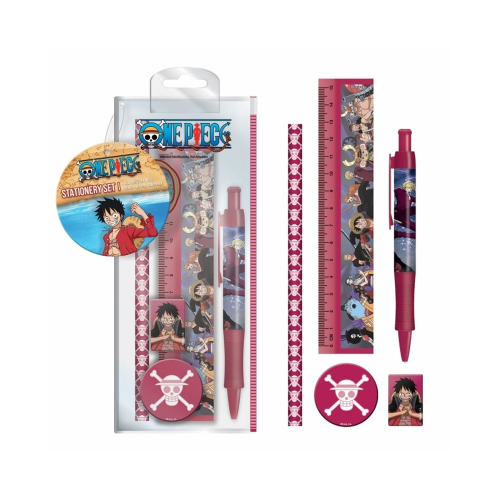 Set de Papeterie One Piece Équipage au Chapeau de Paille