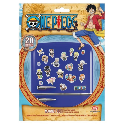 Set de Stickers et Magnets Chibi One Piece