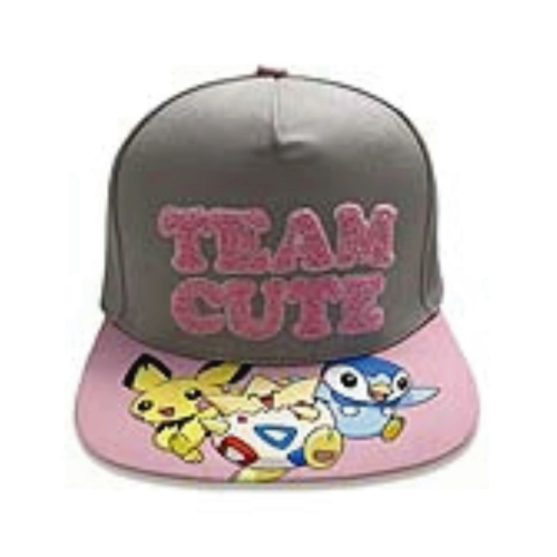 Casquette Grise Pokémon Team Cute