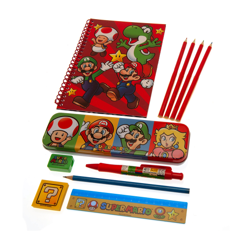 Grand Set de Papeterie Super Mario