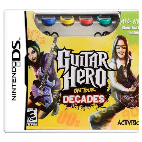 Guitar Hero On Tour Decades avec Grip Nintendo DS