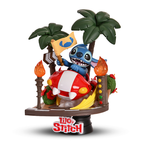Figurine Stitch en Voiture Disney D-Stage 15 cm