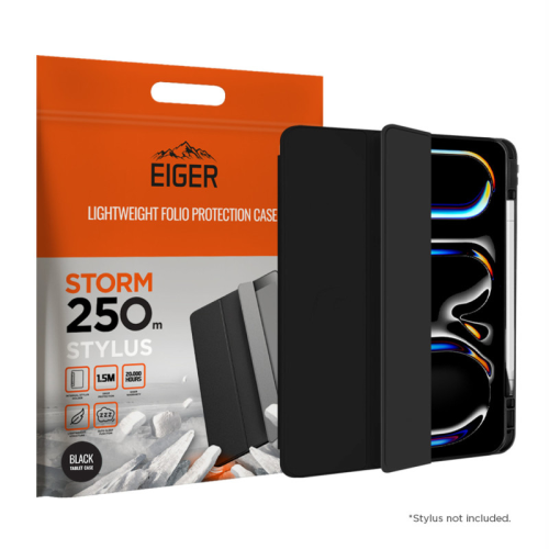 Étui Folio avec Emplacement Stylet iPad Pro 11 2024-Noir