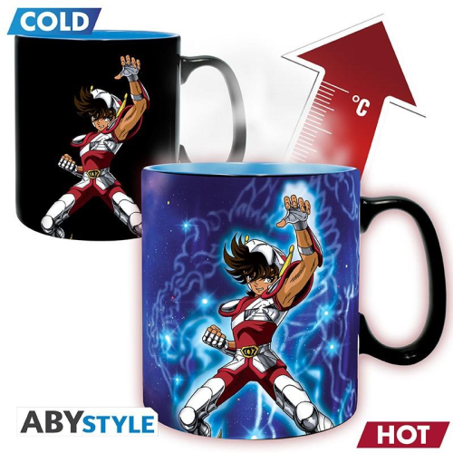 Mug Thermosensible Saint Seiya Pégasus VS Pope 460 ml