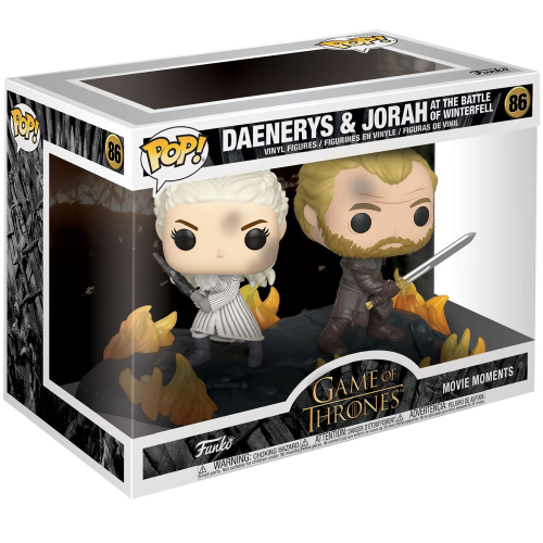 Figurine Funko Pop! Game of Thrones Daenerys & Jorah à la bataille de Winterfell #86