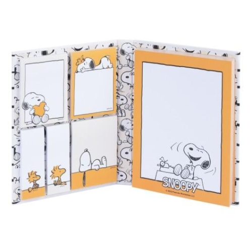 Set de Bloc-Notes Autocollants Snoopy