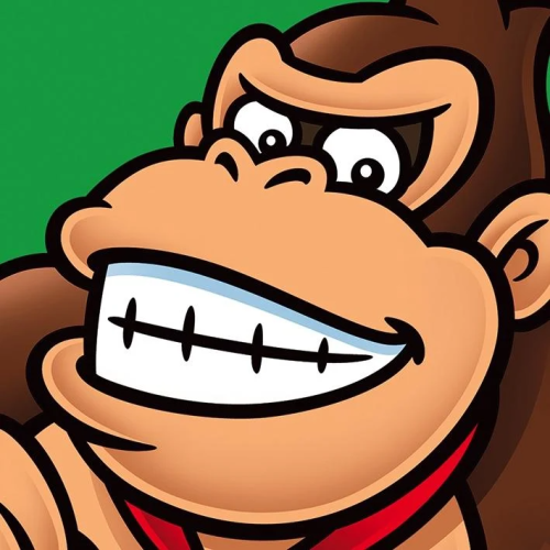 Toile 40x40 18 mm Super Mario : Donkey Kong