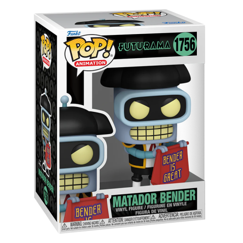 Figurine Funko Pop! Futurama Bender Matador #1756