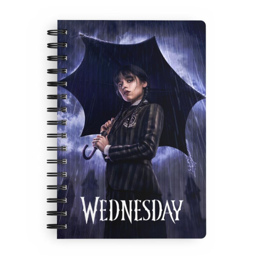 Carnet Effet Lenticulaire 3D Pluie Mercredi 