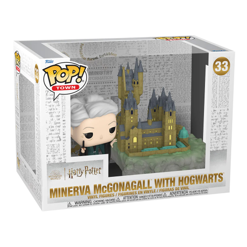 Figurine Funko Pop! Harry Potter Town 20 Nume Anniv Minerva avec Poudlard 33