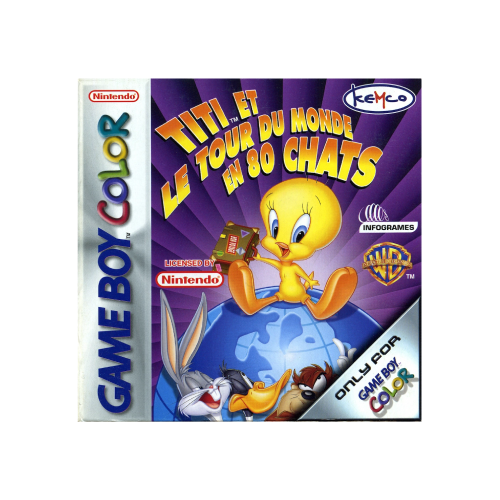 Titi et le Tour du Monde en 80 Chats GBC