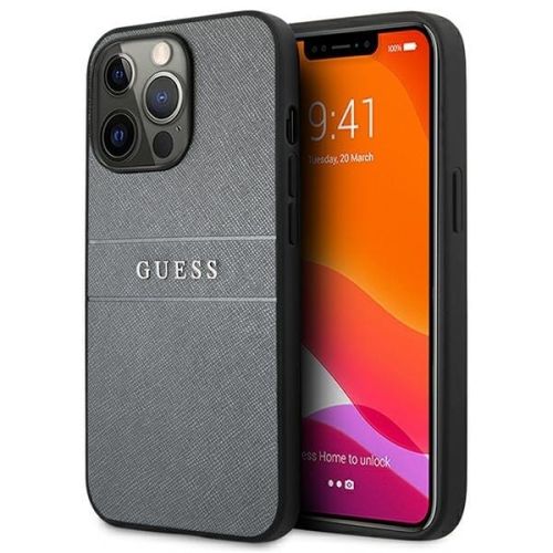 Coque Guess Grise pour iPhone 13 Pro-Noir