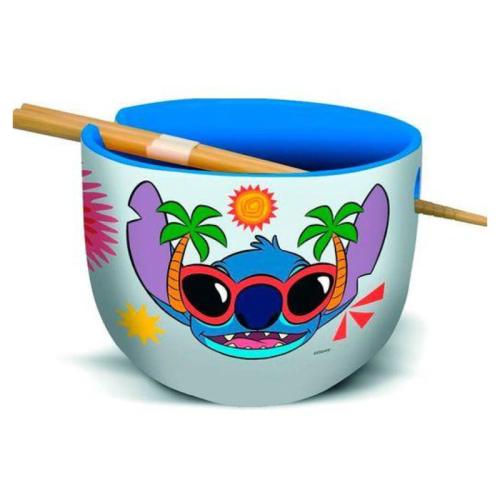 Set Ramen Baguettes Stitch Feuilles Tropicales