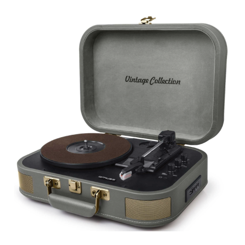 Tourne Disques Vinyle Muse Gris