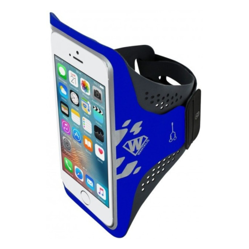 Athlete - Brassard de sport Premium pour Smartphone - Taille L - Bleu