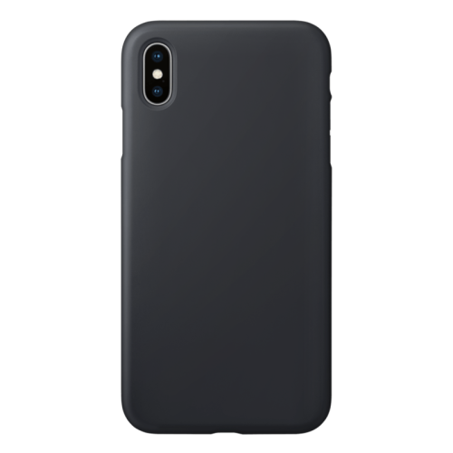 Coque Silicone Premium pour iPhone XS Max Noir