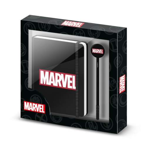  Gift Box Notebook A5 + Stylo Marvel