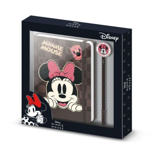 Coffret Cadeau Disney Minnie Mouse Journey avec Journal et Stylo Brun