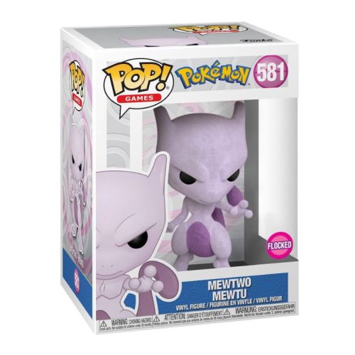 Figurine Funko Pop! Pokémon Mewtwo Flocqué 581