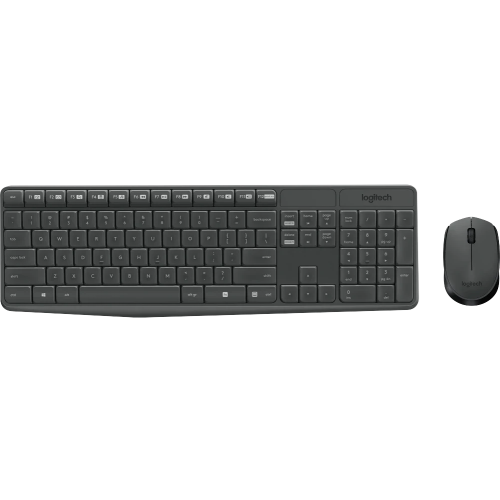 Pack Clavier et Souris Logitech MK235 Sans Fil-Noir
