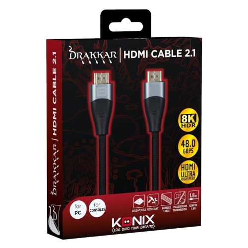 Câble HDMI Ultra 2.1 8K-Noir-2m