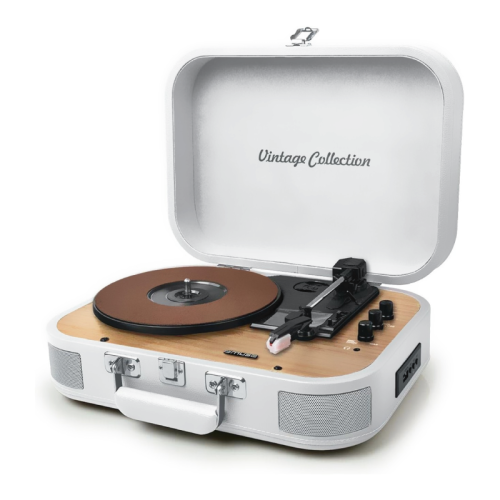 Tourne Disques Vinyle Muse Blanc